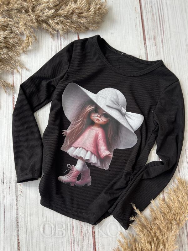 Dievčenské tričko s bábikou