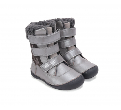 Dievčenské barefoot zimné čižmy D.D.STEP
