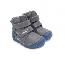 Zimné chlapčenské barefoot čižmy D.D.STEP