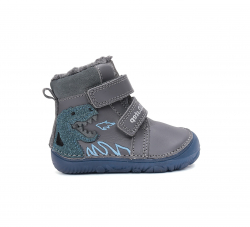 Zimné chlapčenské barefoot čižmy D.D.STEP
