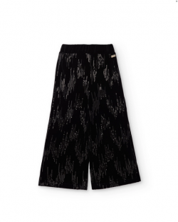 Dievčenské  voľné nohavice s flitrami