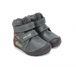 Zimné chlapčenské barefoot čižmy D.D.STEP