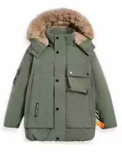 Chlapčenská zimná bunda s kapucňou