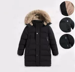 Nepremokavá chlapčenská zimná parka