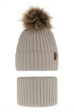 Chlapčenská zimná čiapka s nákrčníkom