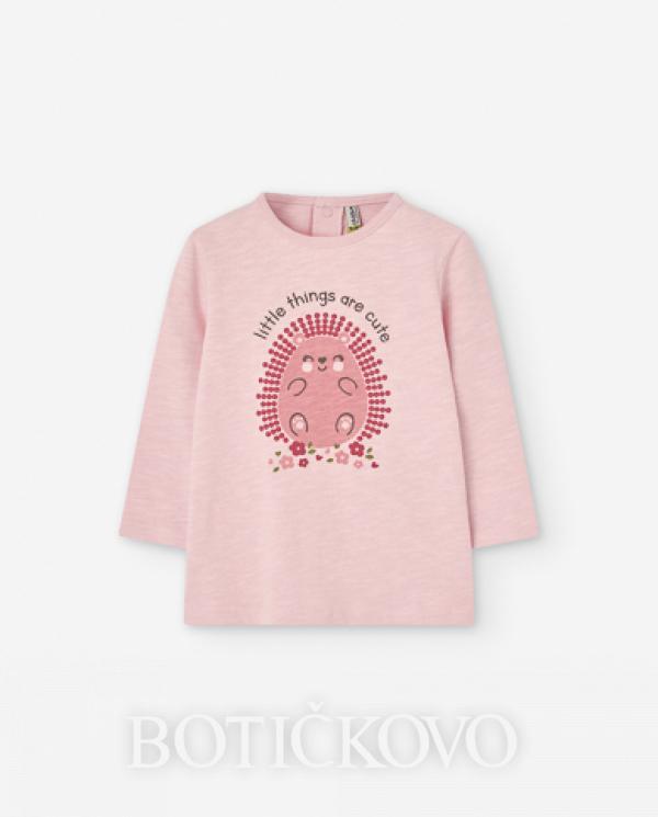 Dívčí triko s dlouhým rukávem black