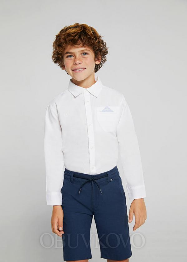 MAYORAL chlapčenská košeľa 6115-042 white