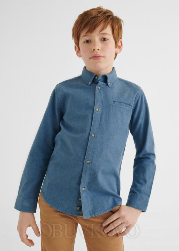 MAYORAL chlapčenská košeľa 7165-038 blue