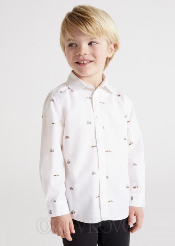 MAYORAL chlapčenská košeľa 4186-047 white