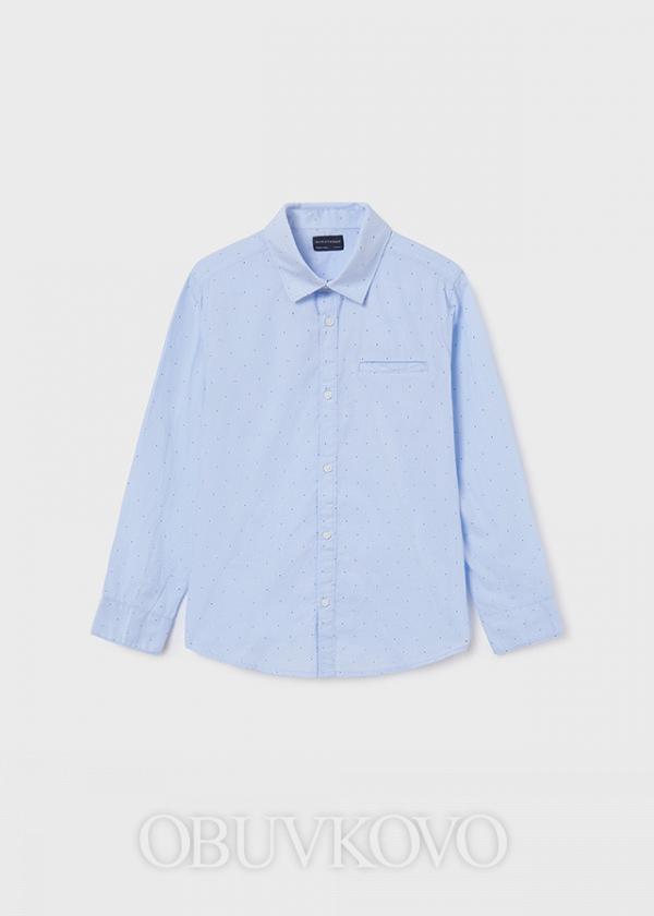 MAYORAL chlapčenská košeľa 7167-068 lightblue