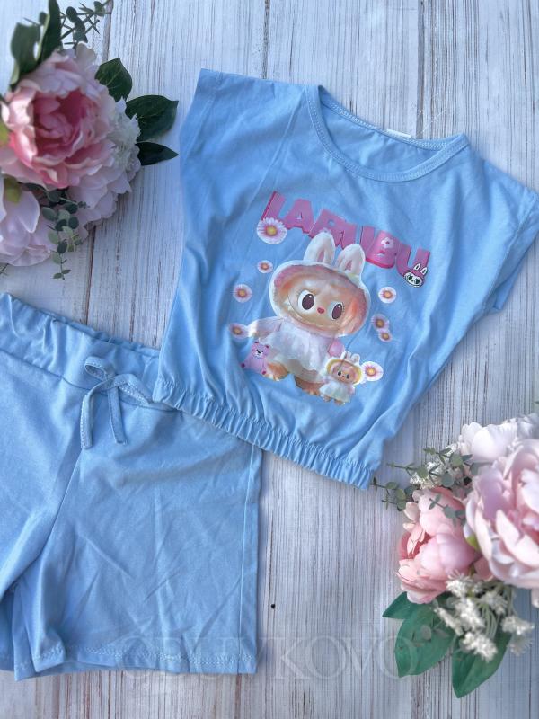 2 dielny dievčenský letný set LABUBU