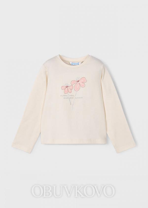 MAYORAL basic dievčenské tričko s dlhým rukávom